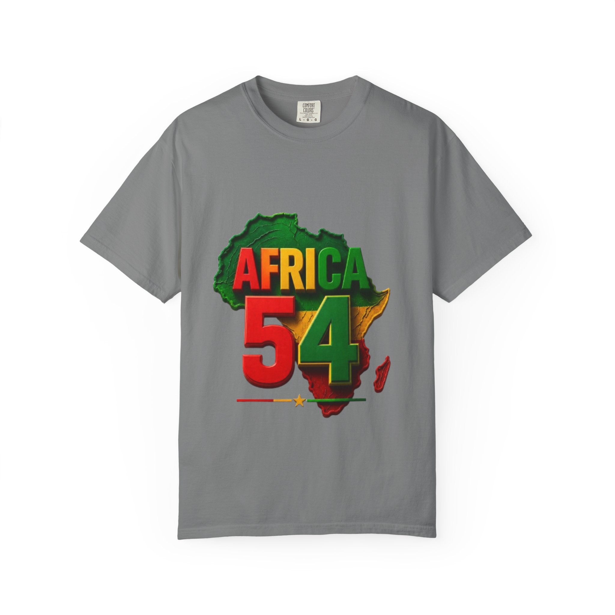Africa 54 T-Shirt — Pan-African Map Graphic Tee (Celebrate African Unity)