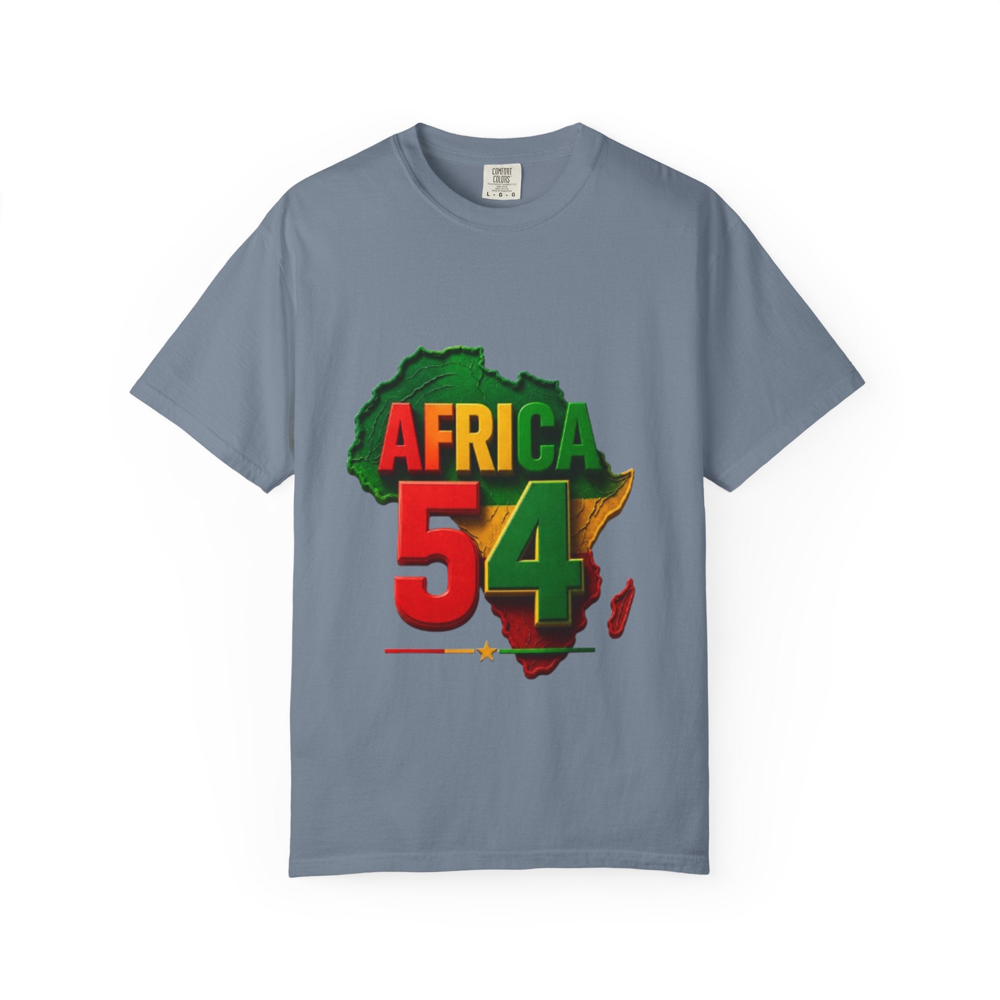 Africa 54 T-Shirt — Pan-African Map Graphic Tee (Celebrate African Unity)
