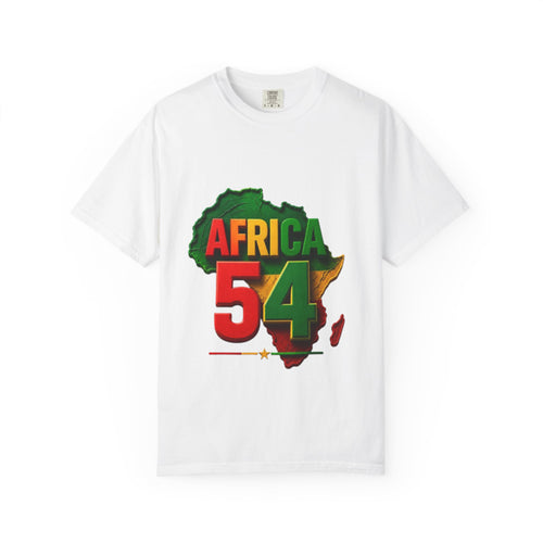 Africa 54 T-Shirt — Pan-African Map Graphic Tee (Celebrate African Unity)