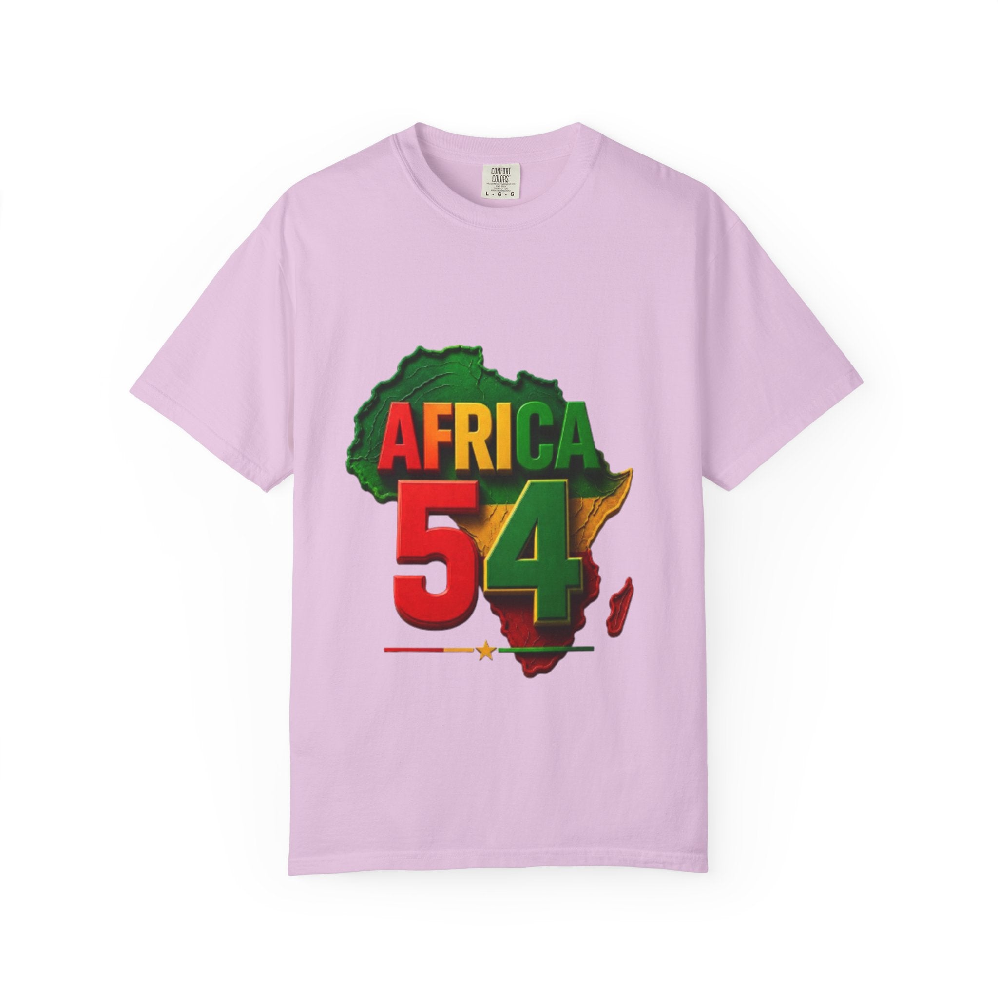 Africa 54 T-Shirt — Pan-African Map Graphic Tee (Celebrate African Unity)