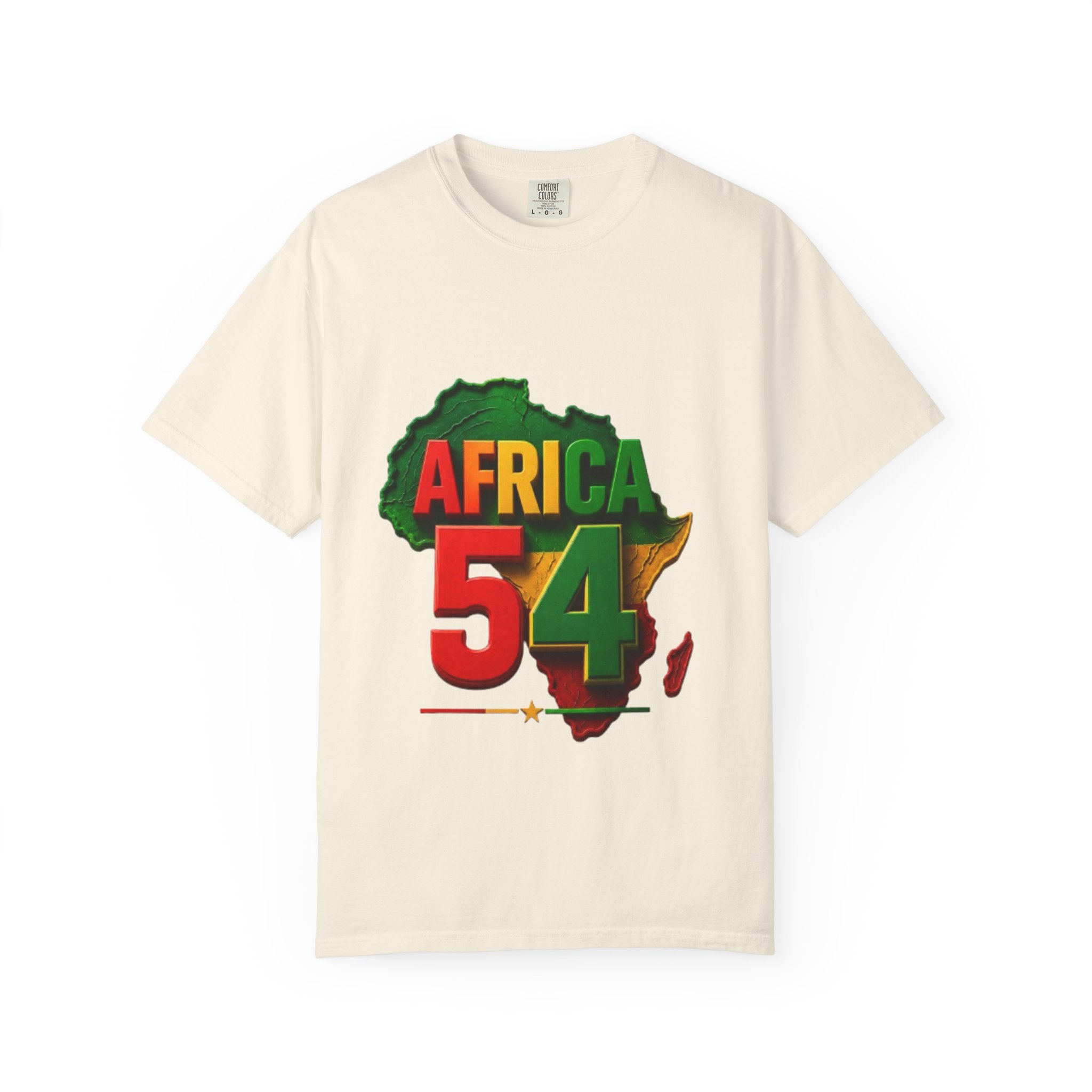Africa 54 T-Shirt — Pan-African Map Graphic Tee (Celebrate African Unity)