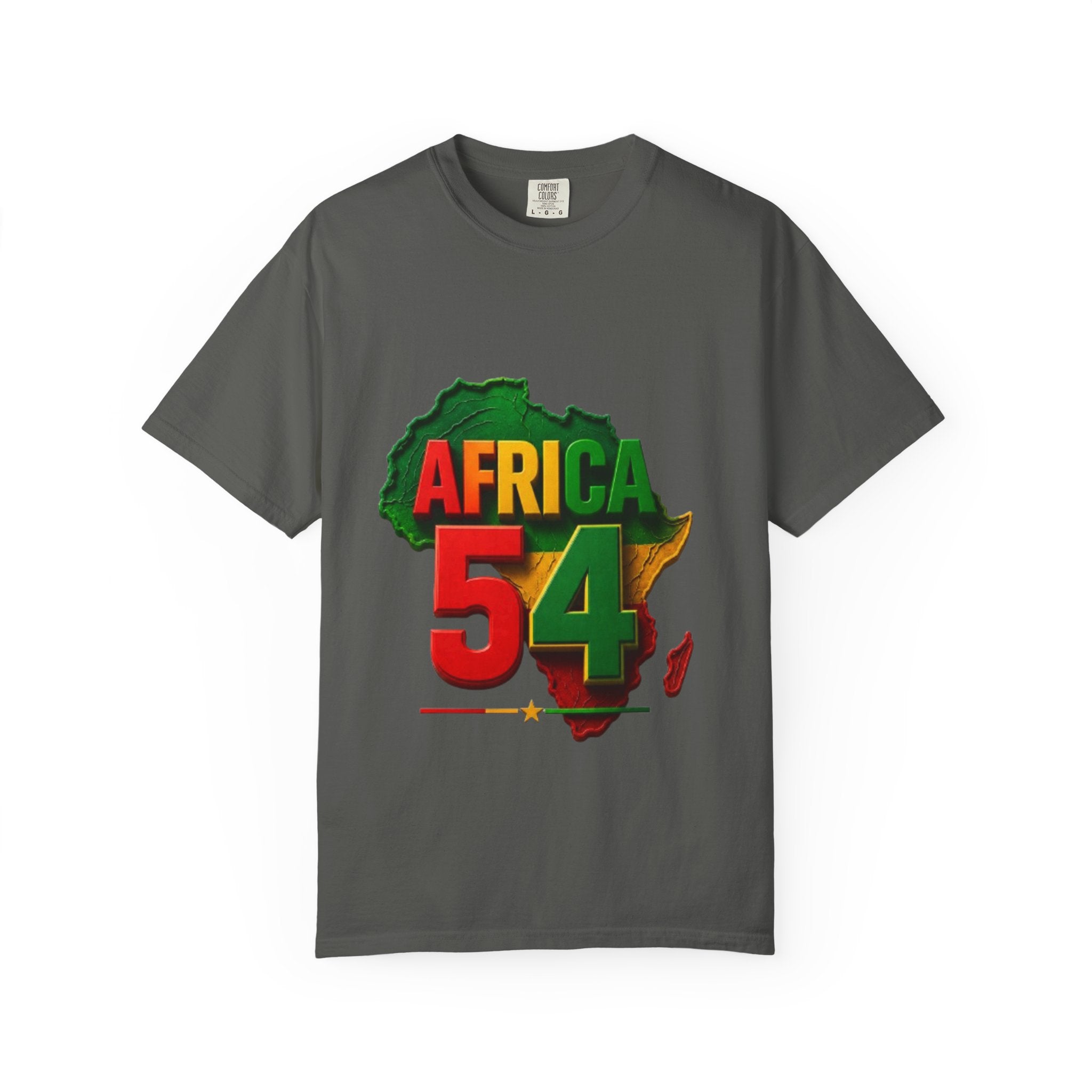 Africa 54 T-Shirt — Pan-African Map Graphic Tee (Celebrate African Unity)