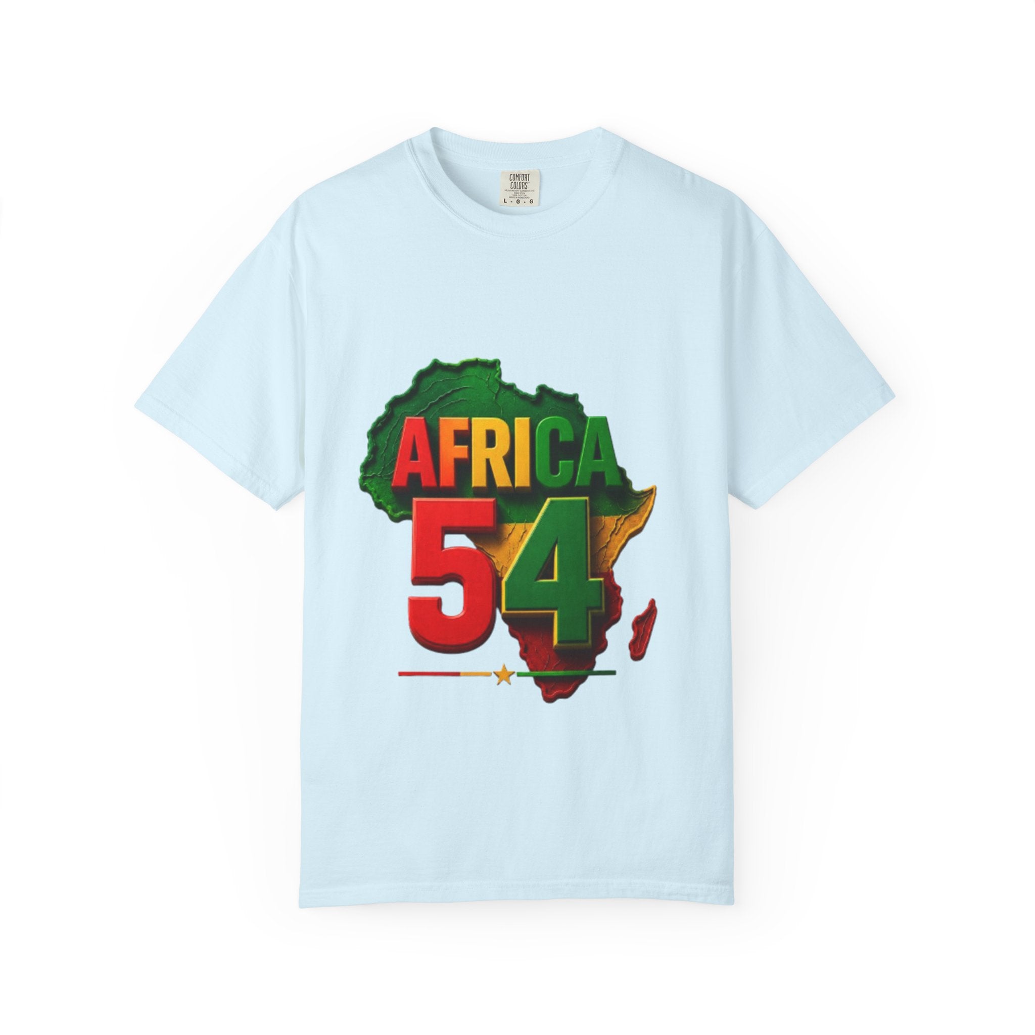 Africa 54 T-Shirt — Pan-African Map Graphic Tee (Celebrate African Unity)