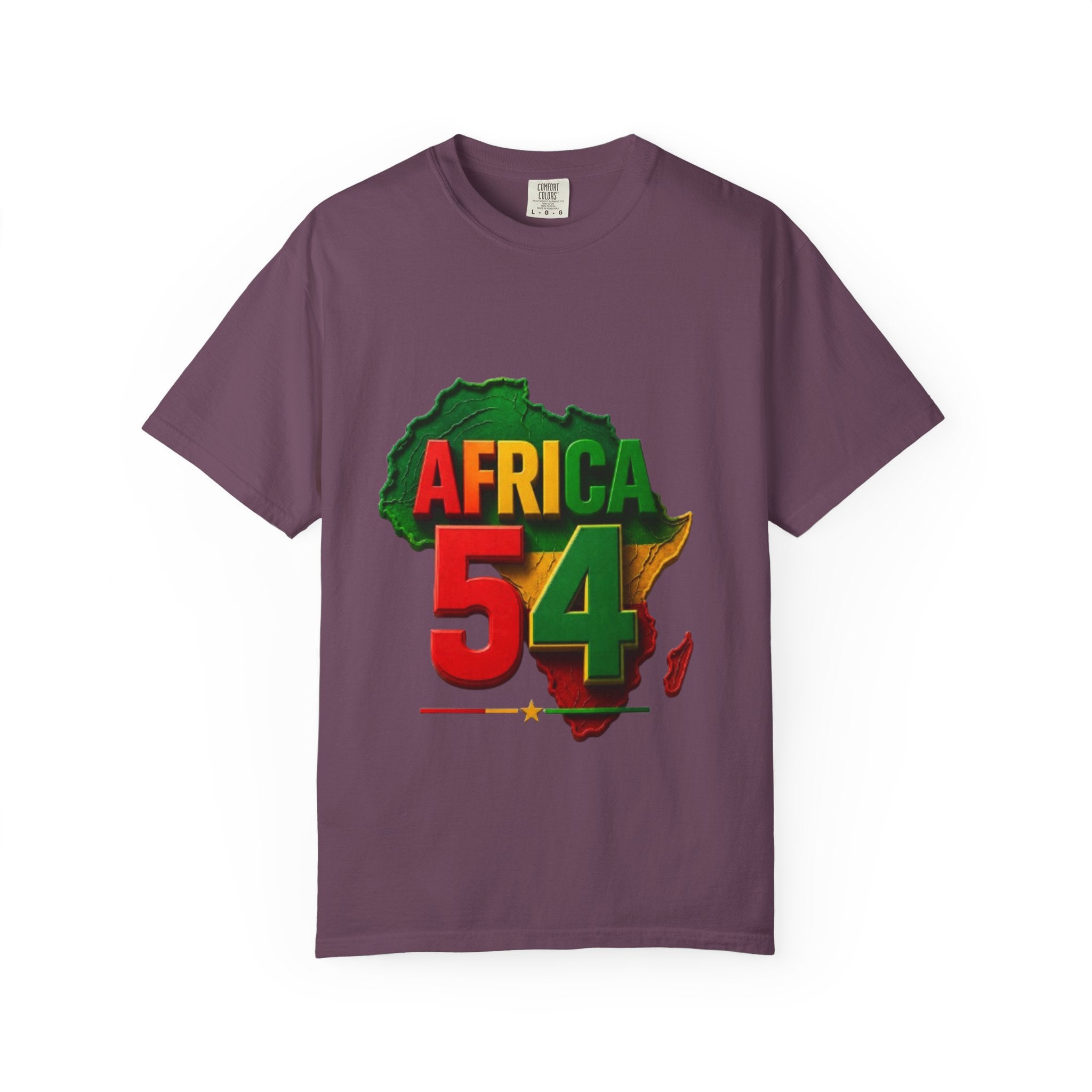 Africa 54 T-Shirt — Pan-African Map Graphic Tee (Celebrate African Unity)