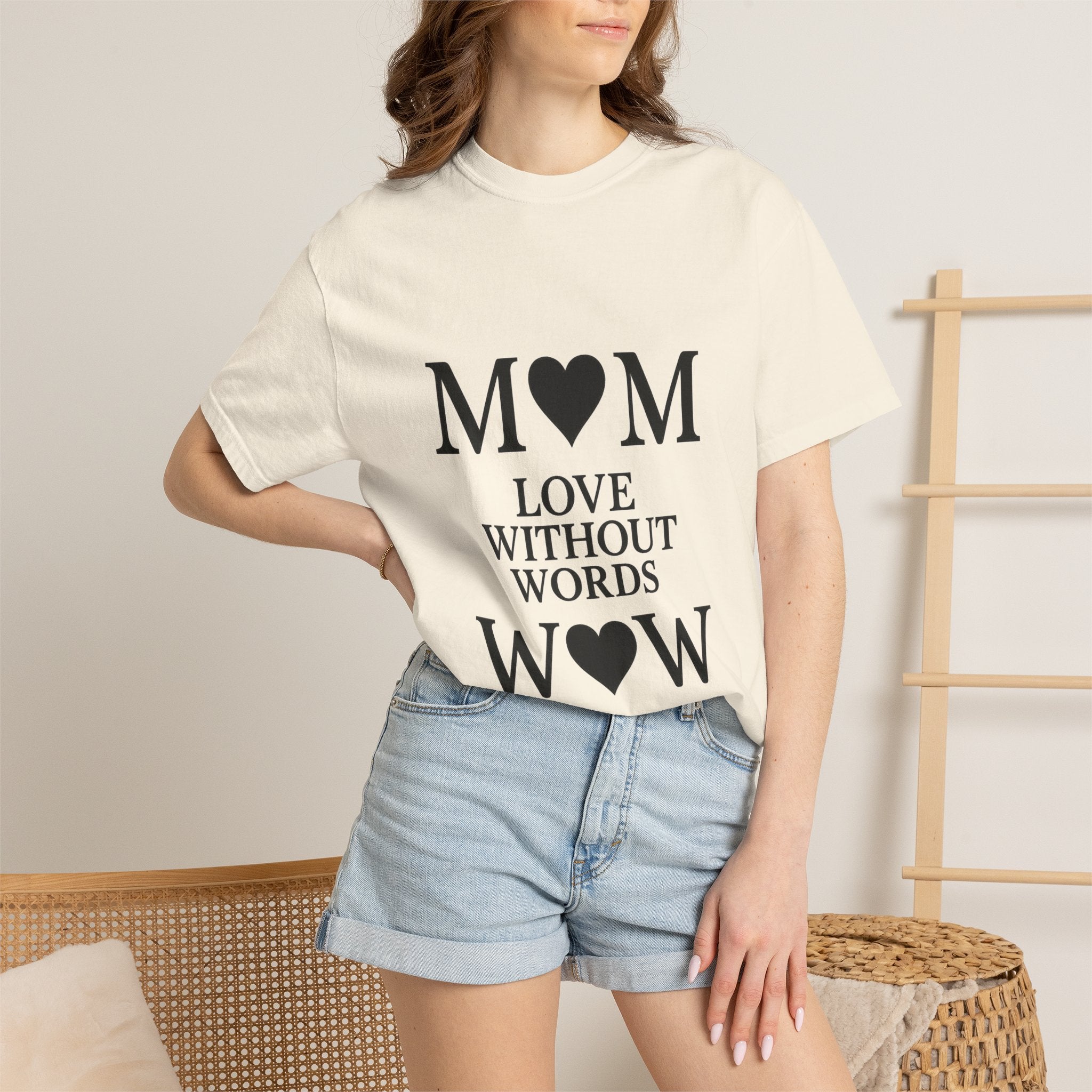 Mom Love Without Words T-Shirt