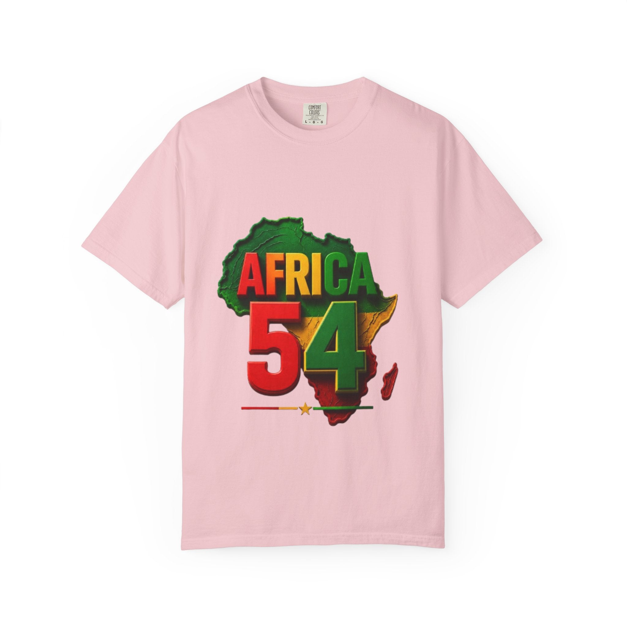Africa 54 T-Shirt — Pan-African Map Graphic Tee (Celebrate African Unity)