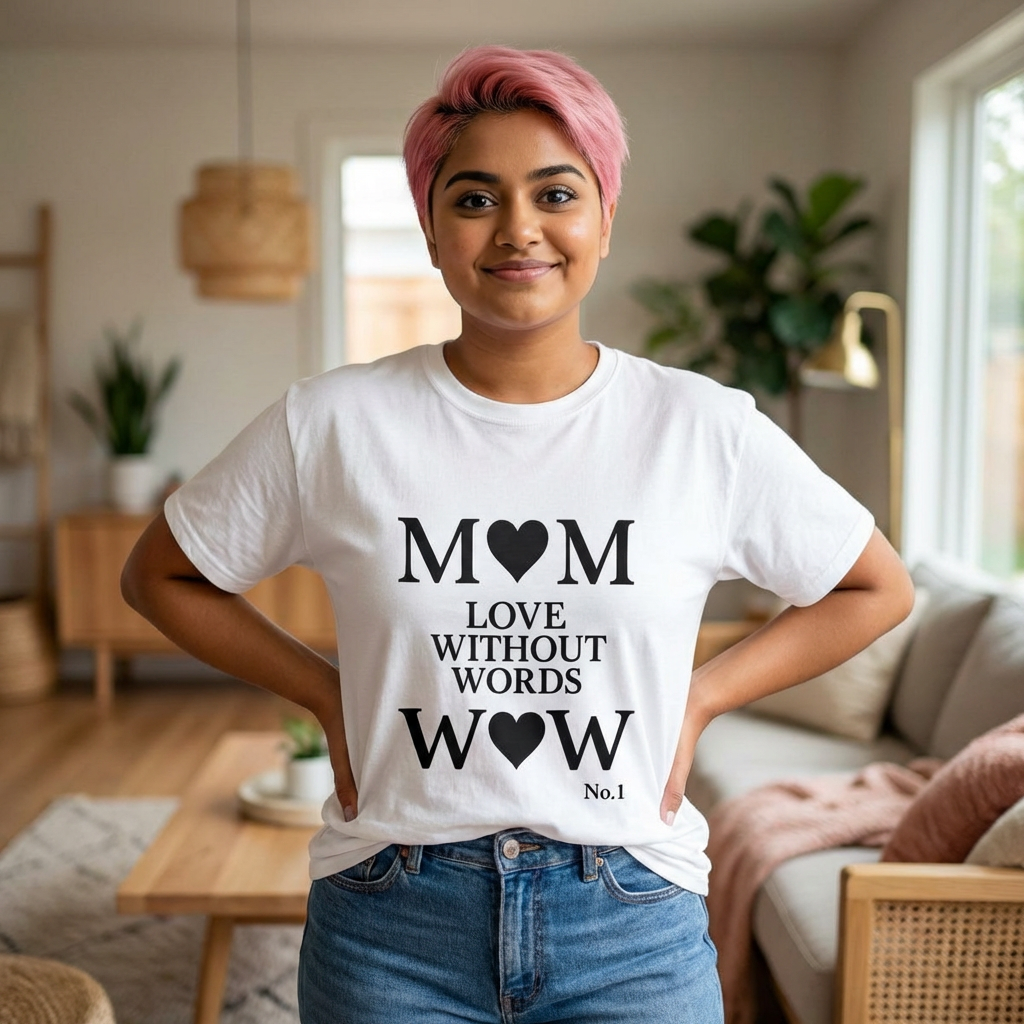 Mom Love Without Words T-Shirt