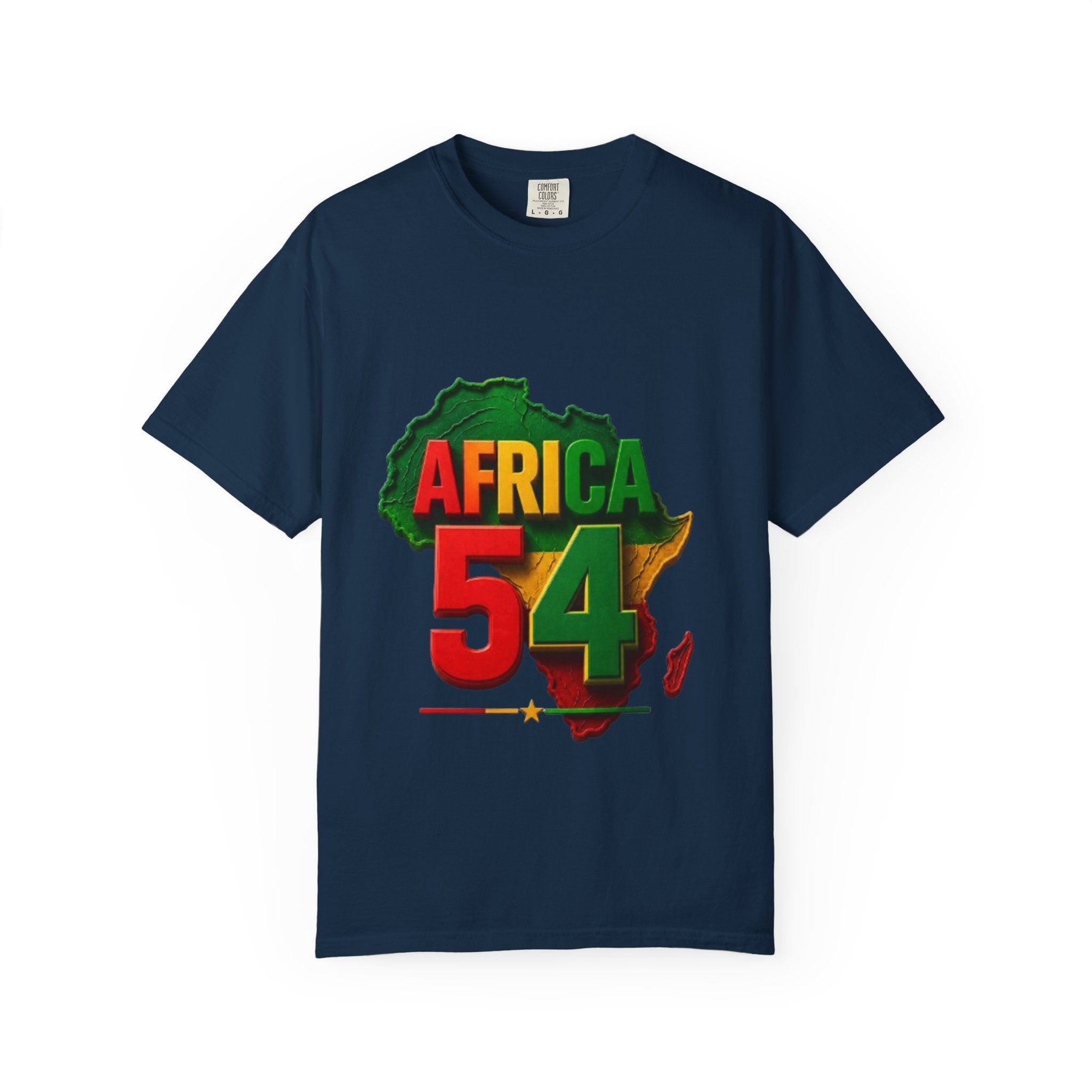Africa 54 T-Shirt — Pan-African Map Graphic Tee (Celebrate African Unity)