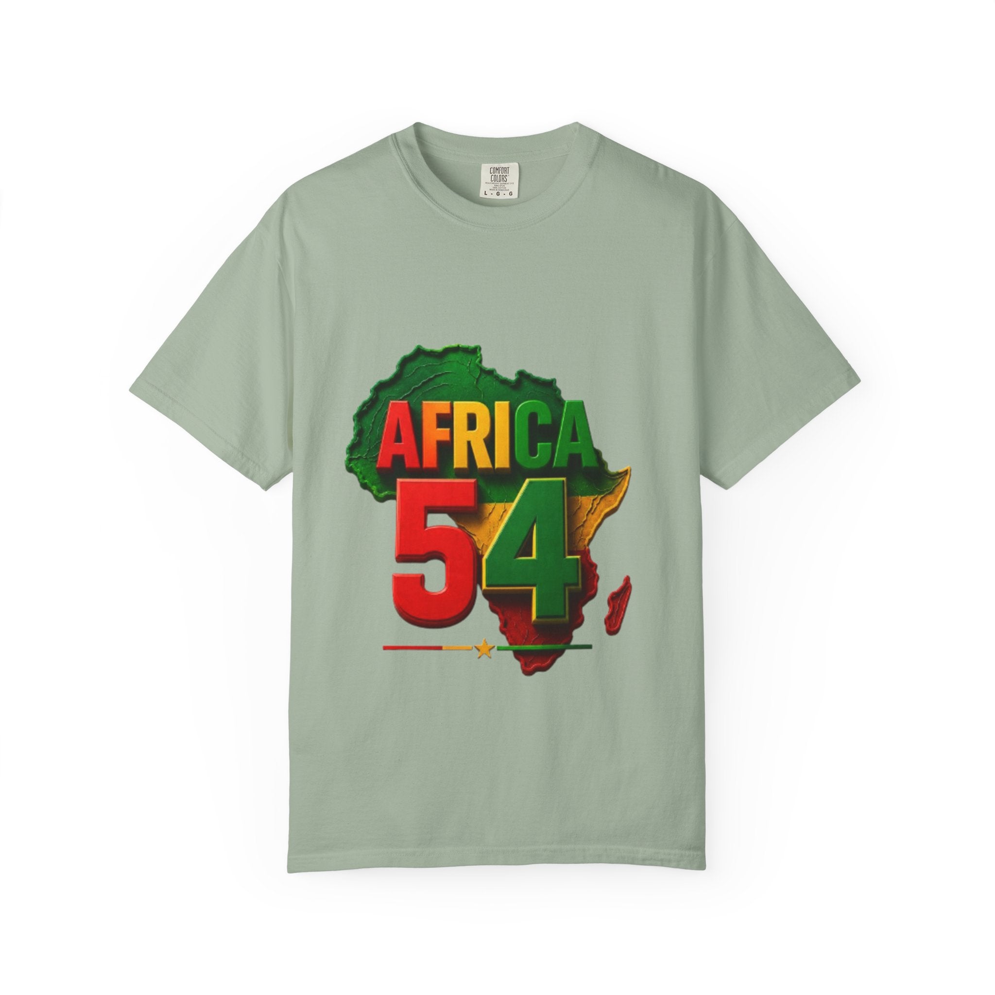 Africa 54 T-Shirt — Pan-African Map Graphic Tee (Celebrate African Unity)