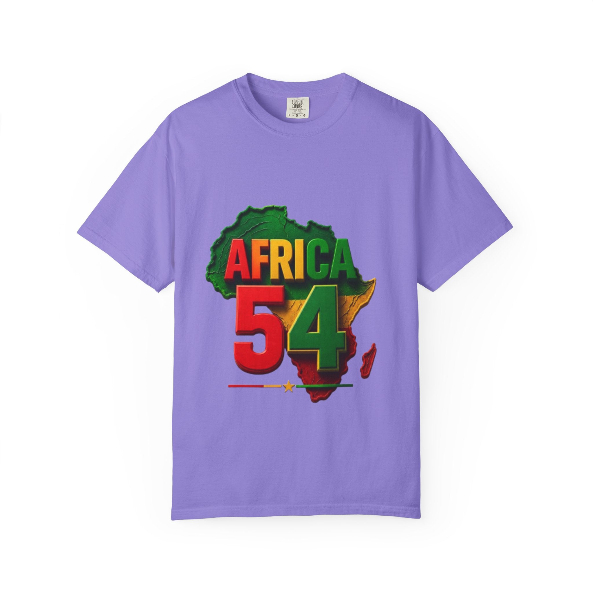 Africa 54 T-Shirt — Pan-African Map Graphic Tee (Celebrate African Unity)