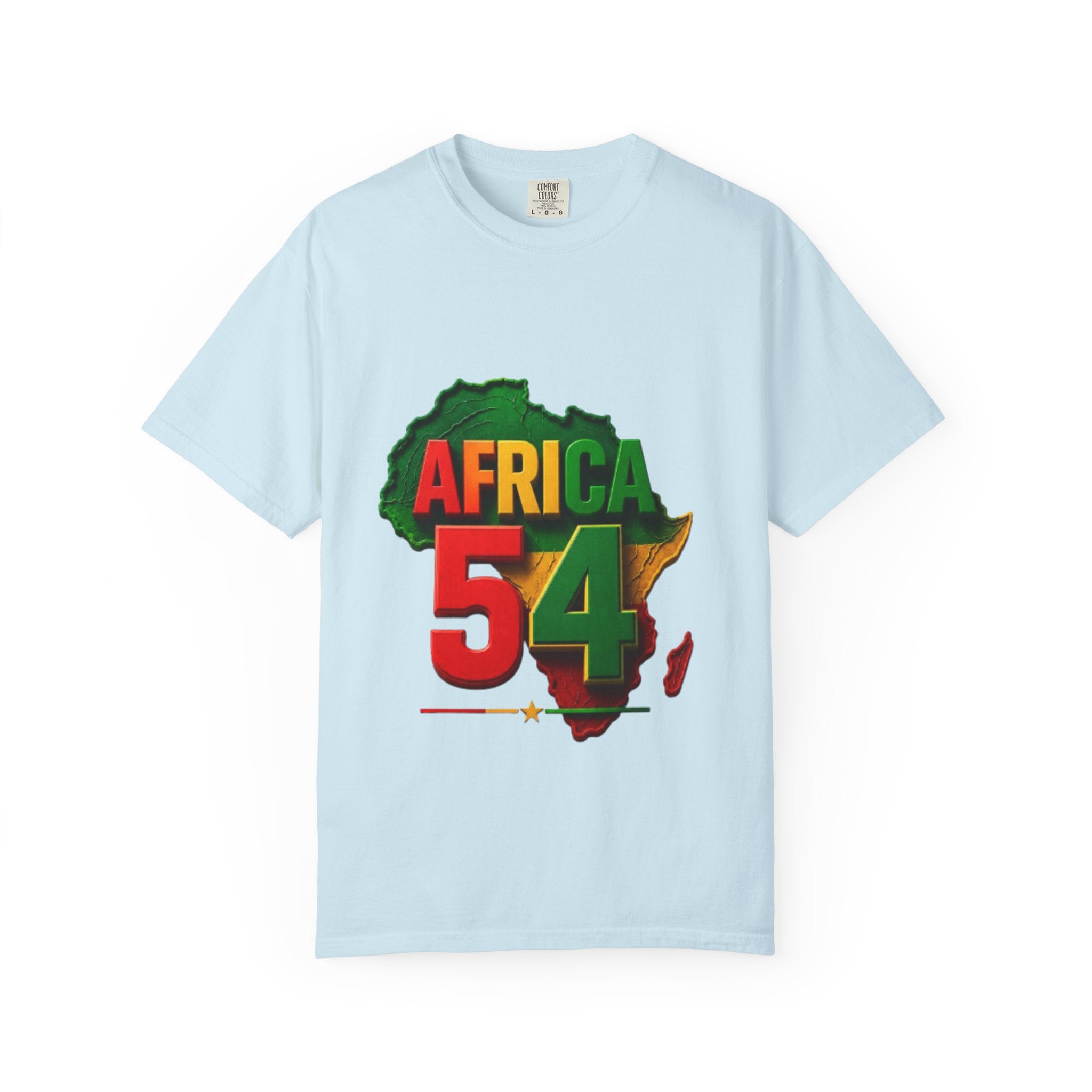 Africa 54 T-Shirt — Pan-African Map Graphic Tee (Celebrate African Unity)