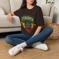 Ethiopia Shield T-Shirt — Vintage Flag Emblem Tee